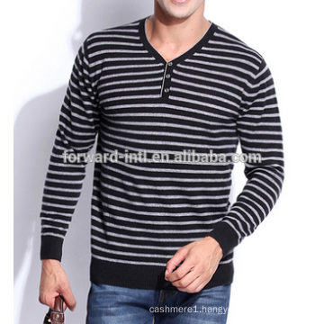 2014 winter fashion stripe cashmere knitted sweater